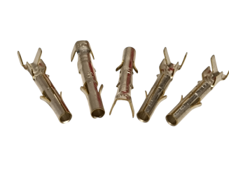 Kabelschuh Set 5x Rundstecker ( Weibchen) für Kabelbaum / Zündung Ape 50 