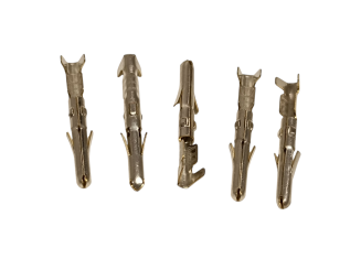 Kabelschuh Set 5x Rundstecker ( Männchen) für Zündankerplatte Ape 50 