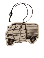 Duftbaumanhänger Weiß " Ape 50 Kasten " 