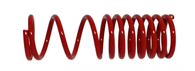 Fahrwerksfeder Rot vorne progressiv Extrem gekürzte länge 205mm für Ape 50 