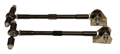 Racing - Stabistrebensatz ( Schwarz ) "Casa-Moto" für Achsschenkel Ape 50 