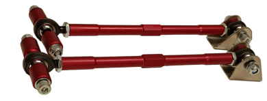 Racing - Stabistrebensatz ( Rot ) "Casa-Moto" für Achsschenkel Ape 50 