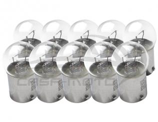 Glühbirne 6V 10W BA15s klar Kugelbirne 