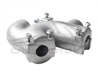 Wärmetauscher am Originalauspuff Ape 50 ZAPC80 