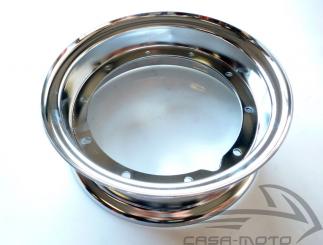 Ape 50 Felge Breit Stahl - Chrom komplette Breite - Breitreifenkit 