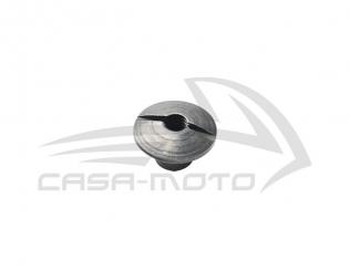 Schraube an Fensterhalteschienen durch  Fenster Ape Classic 