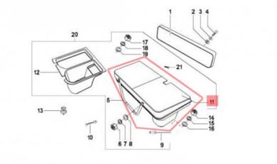 Sitzbank Polster Ape Classic Diesel 