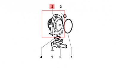 Wasserpumpe Classic Diesel / Calessino Diesel / TM 703 