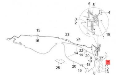 Bremsleitung hinten rechts Porter Maxxi 