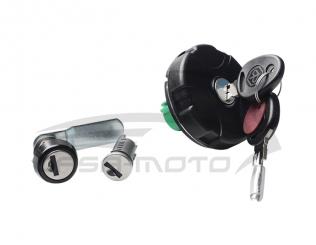 Schlosssatz inkl. Tankdeckel für kleines Loch, Ape 50 ZAPC80 / ZAPC81 