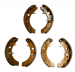 Bremsbelagsatz Piaggio Ape Calessino 200, komplett alle 3 Bremsen 