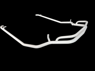 Frontbügel lang Pulverbeschichtet Weiß für Ape 50 ab Bj. 1986 bis heute 