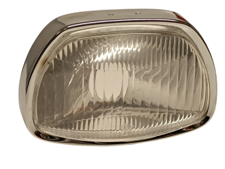 Scheinwerfer mit Chromring für Ape AD,175,350400,450,500, Pentaro 