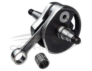 Kurbelwelle Ape 50 Langhub - Lippenwelle, Serie Pro, erweiterter Einlass, verrundet, poliert Konus 20 /20 