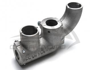 Wärmetauscher am Leo Vince, Polini Banane Auspuff Ape 50 