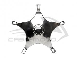 Radkappe "STAR 10 " Edelstahl poliert Ape 50 