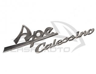 Emblem Schriftzug "Ape Calessino" Chrom 