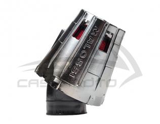 Rennluftfilter Malossi Silber Chrom für PHB 24er Vergaser 30 Grad abgewinkelt 