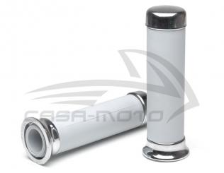 Gummigriffe Chrom grau universal 