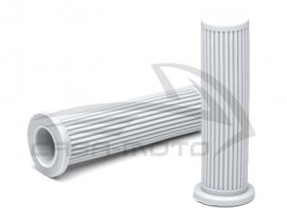 Gummigriffe grau geriffelt Ape universal 