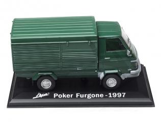 Piaggio Ape Poker Furgone 1997 grün Modell 1:32 