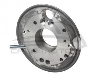 Bremsankerplatte - Achskörper Aluminium hinten rechts Quargo 