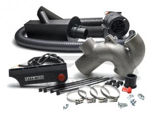 Ape 50 Heizungsanlage für Polini Banane Auspuff 