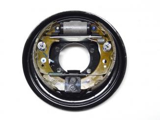 Bremsankerplatte hinten links, Ape 50 , ZAPC81, komplett inkl. Bremsbacken und Radbremszylinder, ab Bj. 2018-2024 