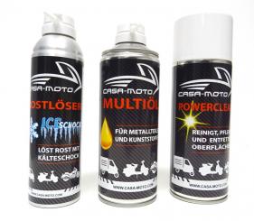 Werkstatt "Trio" Rostlöser / Multiöl / Power Clean Spraydosenset 