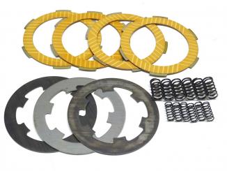 Kupplungsbeläge Scheibensatz MALOSSI Tuning Race 4 Beläge, 6 Federn, 3 Scheiben 