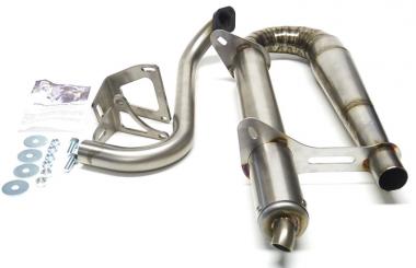 Ape 50 Super-Basic A , Sportauspuff Zadra für Zylindersätze bis 115ccm 