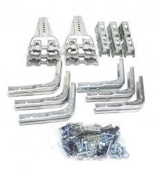 Dachgepäckträgerfüße verzinkt, Universal und für Piaggio TM703 Kasten und Porter Van / Bus / Kombi 