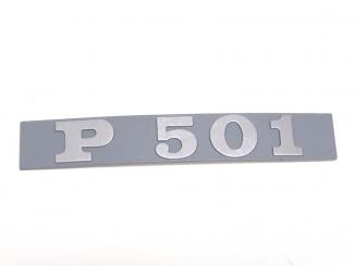 Emblem Schriftzug Plakette " P501 " 