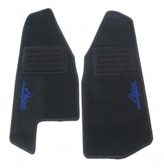 Fussmatten Teppichsatz " Pro Racing " mit Ape Logo in versch. Farben. Passend für Ape 50 TL4T-ZAPC81 Blau