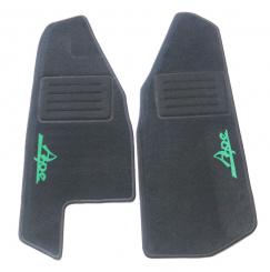 Fussmatten Teppichsatz " Pro Racing " mit Ape Logo in versch. Farben. Passend für Ape 50 TL4T-ZAPC81 Grün