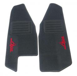 Fussmatten Teppichsatz " Pro Racing " mit Ape Logo in versch. Farben. Passend für Ape 50 TL4T-ZAPC81 Rot