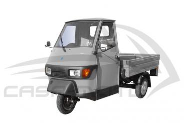 Ape 50 "Grey" Lange Pritsche Stahlbordwand 