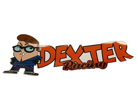 Aufkleber Dexter Racing XXL 35cm x 14cm 