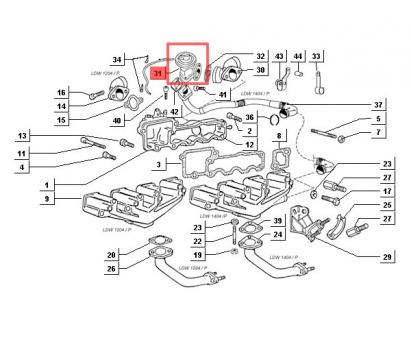 EGR Ventil Quargo Diesel / Porter Diesel 