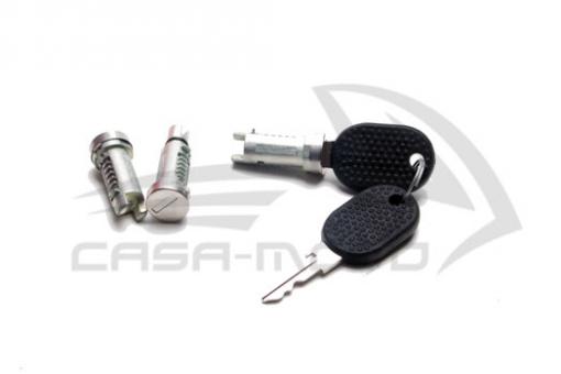 Schlosssatz mit 3 Schlosseinsätzen und 2 x Schlüssel Microcar PK500/AL500/M500 