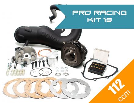 Pro Racing Kit 19 (Malossi 112ccm + POLINI Auspuff + Zubehör Komplettset) 