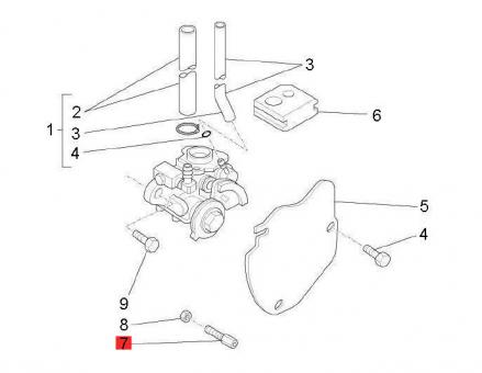 CM101605 Schlauch Ölpumpe (Dünn) Ape 50 Teile Piaggio - MSP