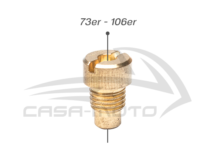 Casa Moto, Hauptdüse Vergaser SHBB 6mm lange Düse