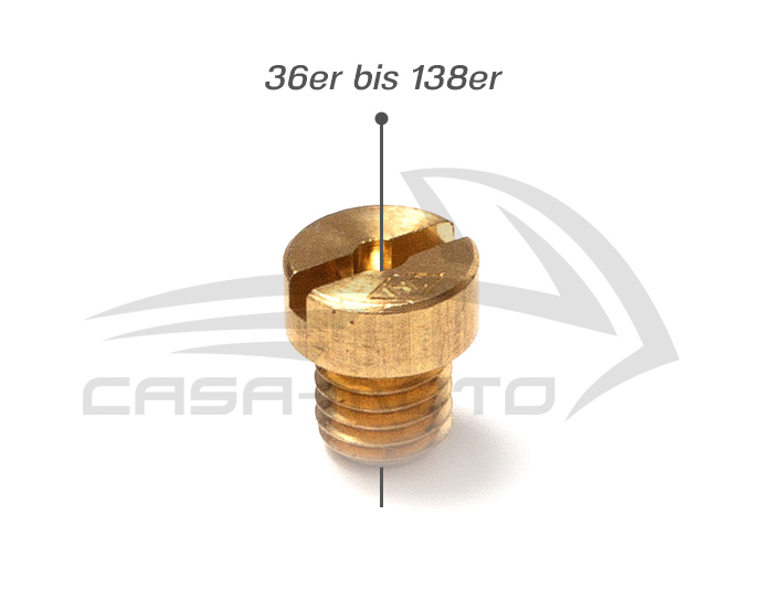 Casa Moto, Vergaserhauptdüse M5 - 36 bis 138 für Ape 50