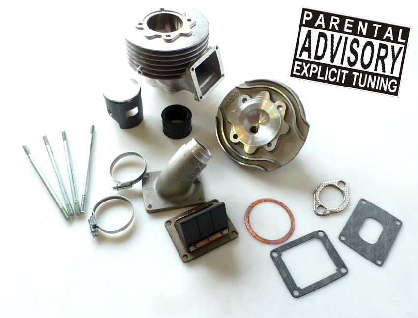 Ape 50 Tuning Zylinderkit Polini EVO Langhub 135ccm Evo Direktansauger