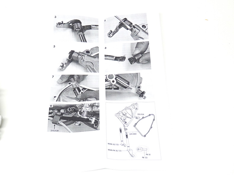 Piaggio Ape 50 Kupplungsbelägeaustausch-Paket Für 6-Federn
